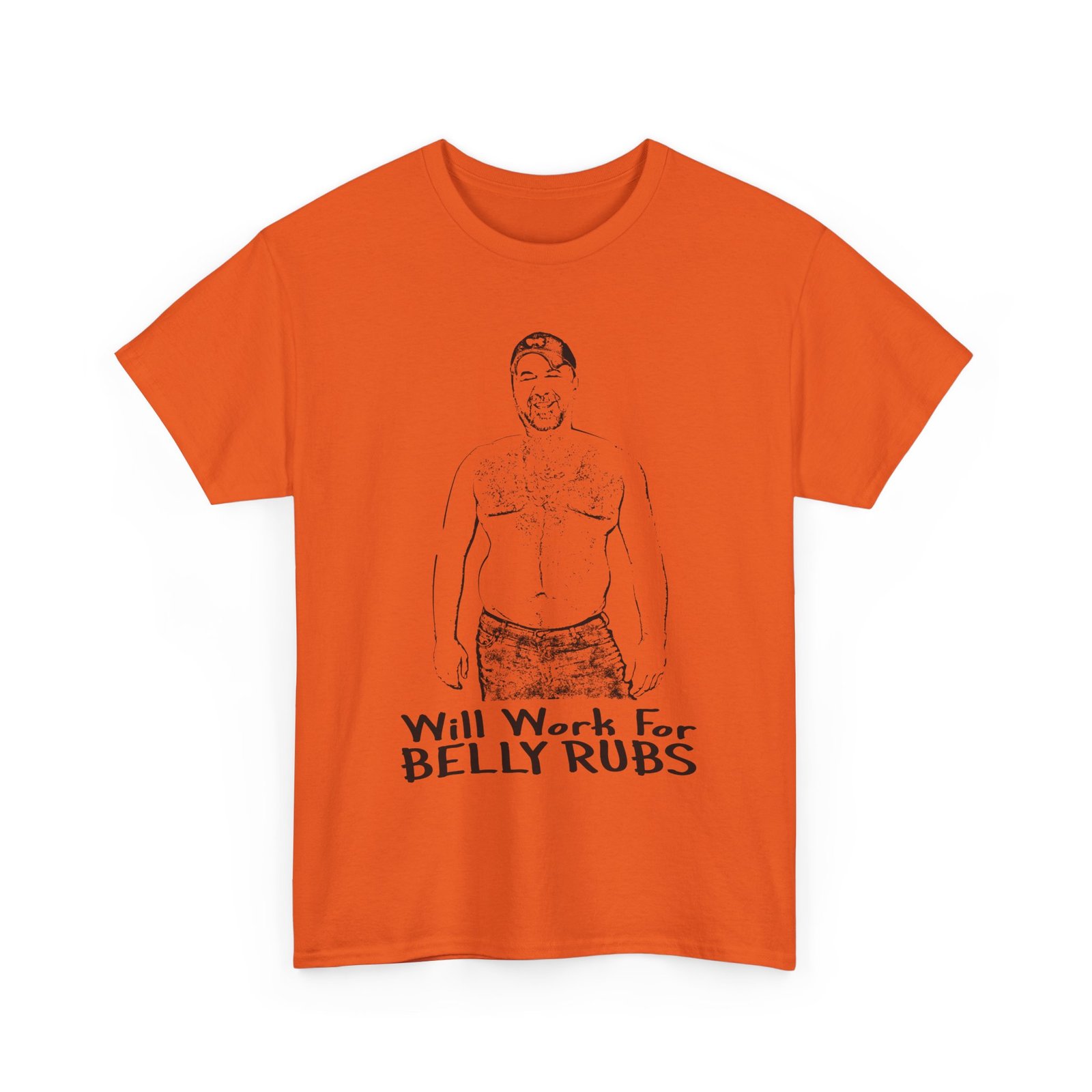 Will Work For BELLY RUBS - Graphic Tee - Image 6